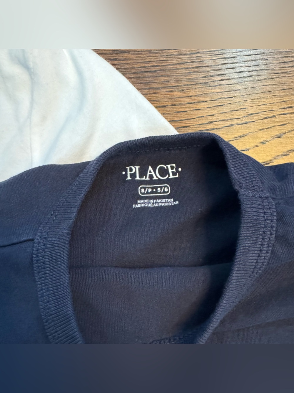 GAP Cotton Tee Trio in White & Navy - Picture 4 of 5